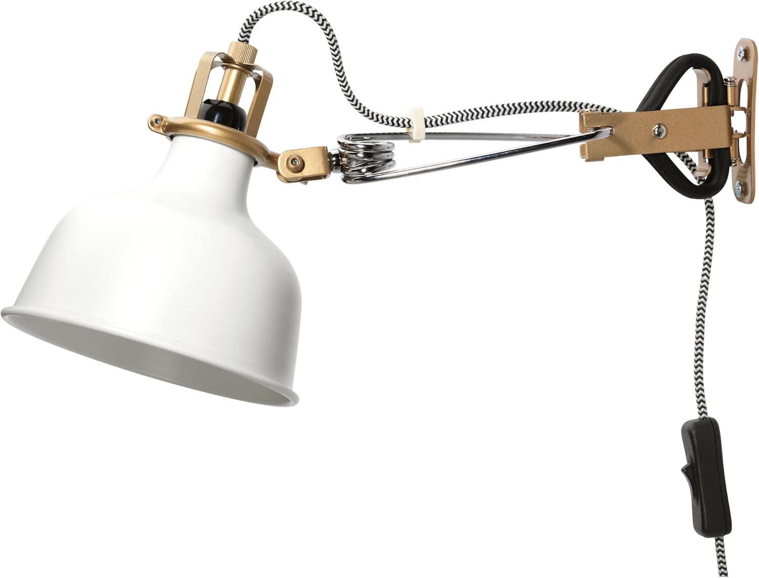 IKEA Wall Lamp Clamp Spotlight Off-White Ranarp
