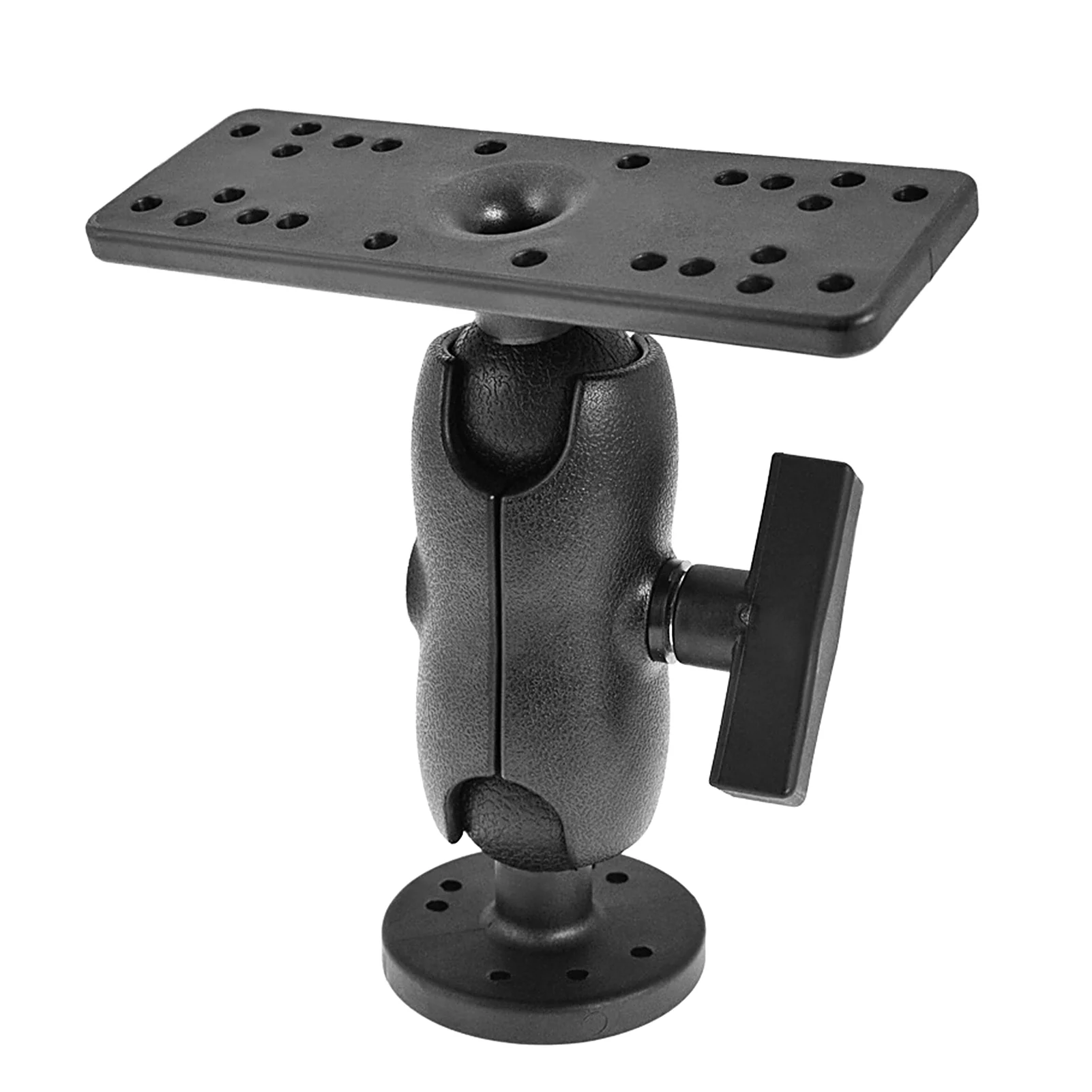 MABOTO Portable Kayak Fishfinders Holder Fish Finder Ball Mount Base 360° Swivel Fish Finder Mount Fish Finder Kayak Accessory