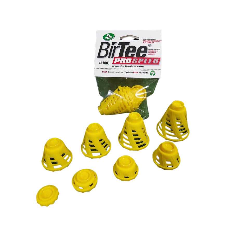 Birtee Golf Tees PRO Speed Version with Enhanced Durability 8 Pack. Indoor Golf Tees/Golf Simulator Tees/Winter Golf Tees - Sports Supplies Online Store