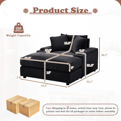 Modern Chaise Longue Indoor, 86.6