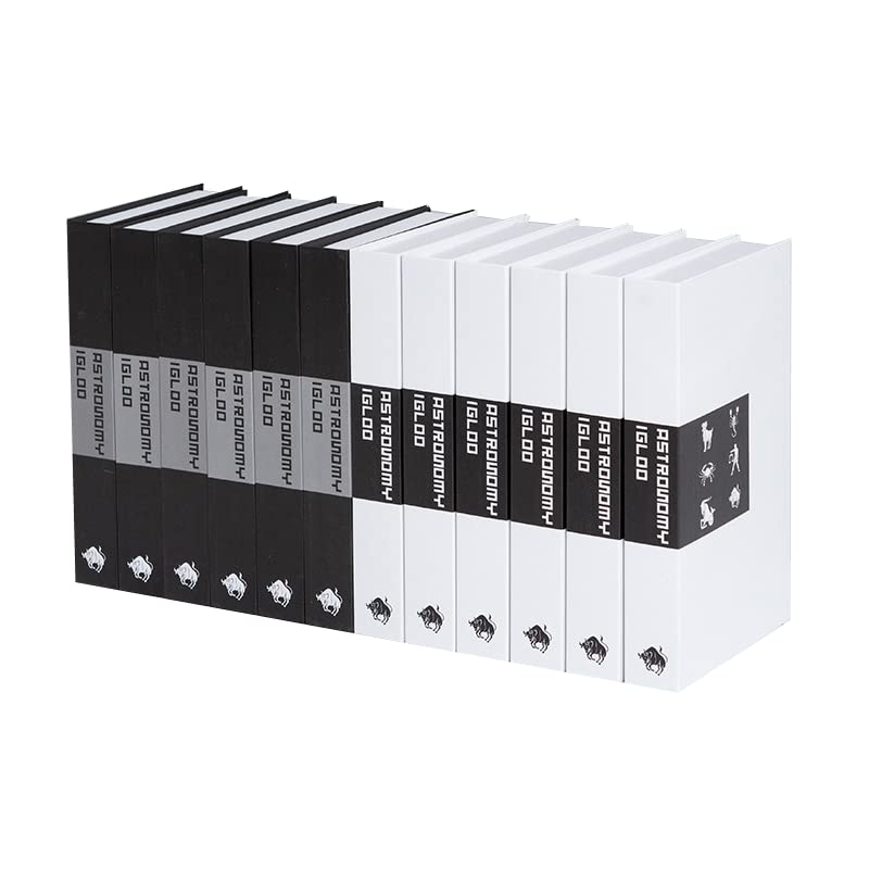 12 Pcs,Faux Books Decoration-Books Decor-Fake Decorative Books-Bookshelf Decor,Designer Luxury Modern for Home,Shelves Living Room Fashion Decorative Coffee Table Stacked(L-12 Pcs)