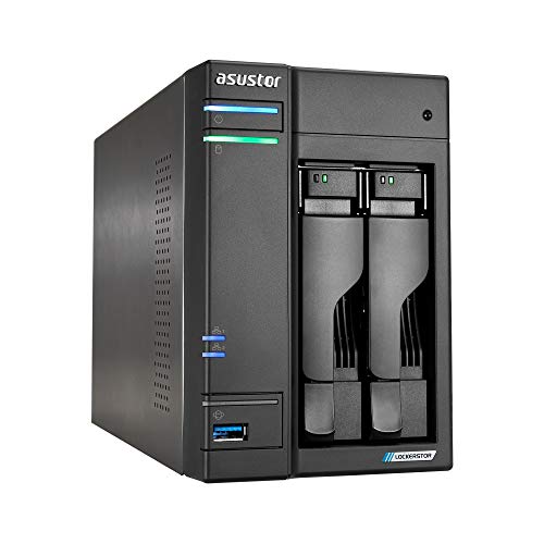 Asustor Lockerstor 4 Gen2 - AS6704T | 4-Bay NAS, Quad-Core 2.0GHz Processor, 4 M.2 NVMe Slots (PCIe 3.0), Dual 2.5GbE, Expandable to 10GbE, 4GB DDR4 RAM, (No Drive)