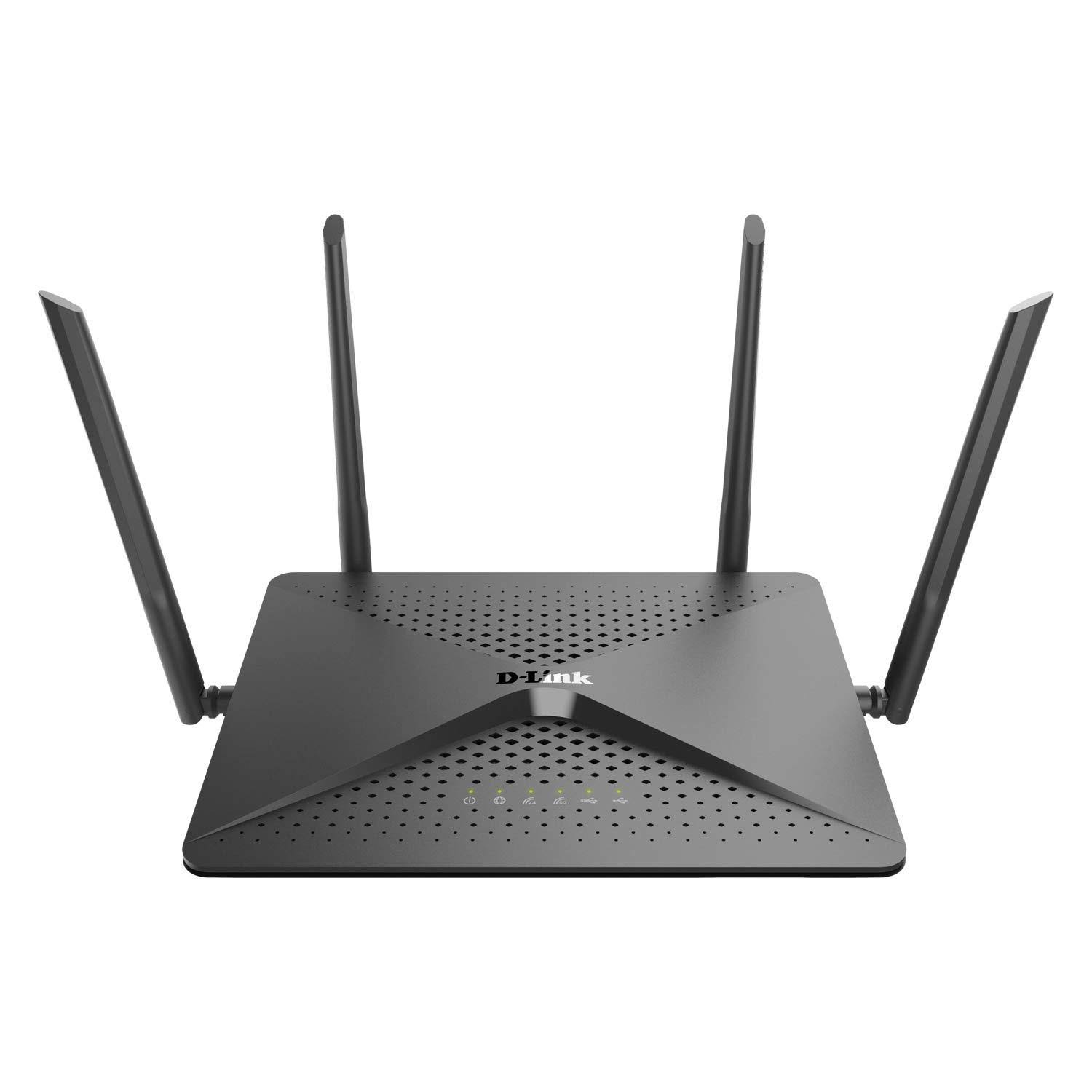 D-Link DIR-882 Wireless Router - 2533 Mbps - 2.4 GHz / 5 GHz - Gigabit Ethernet - 802.11b/a/g/n/ac