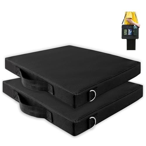 2 Pack Stadium Seat Cushions, Bleacher Seat Cushion, Portable and Extra Thick Stadium Cushion, Bleacher Cushion for Any Outdoor Events Use