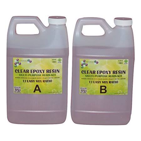 Epoxy Resin Fiberglass Concrete Coating - 2 Gallon Kit