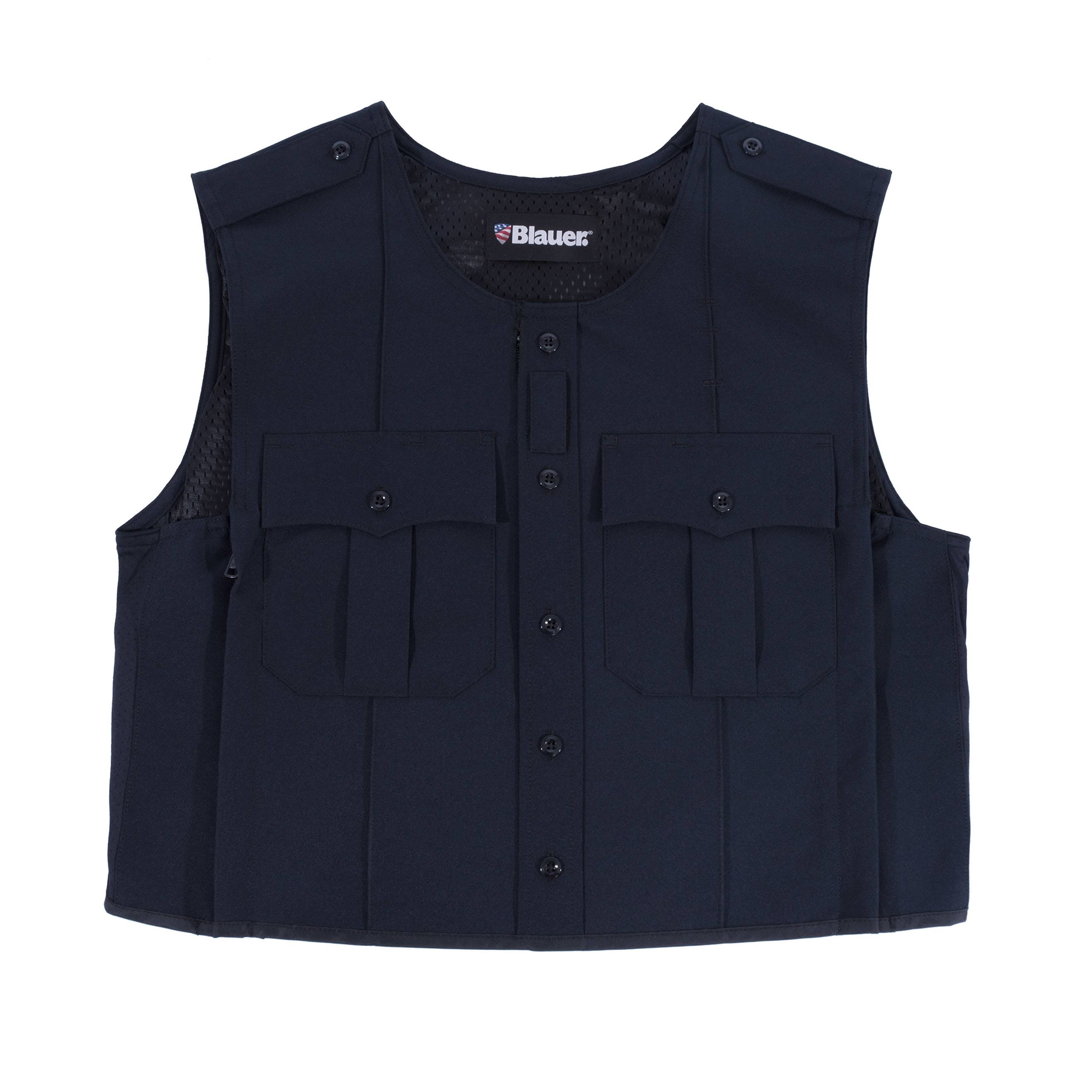 NYPD Vest Carrier - Polyester ArmorSkin Size SM/M Tall in Dark Navy Blue | Cotton/Polyester by Blauer