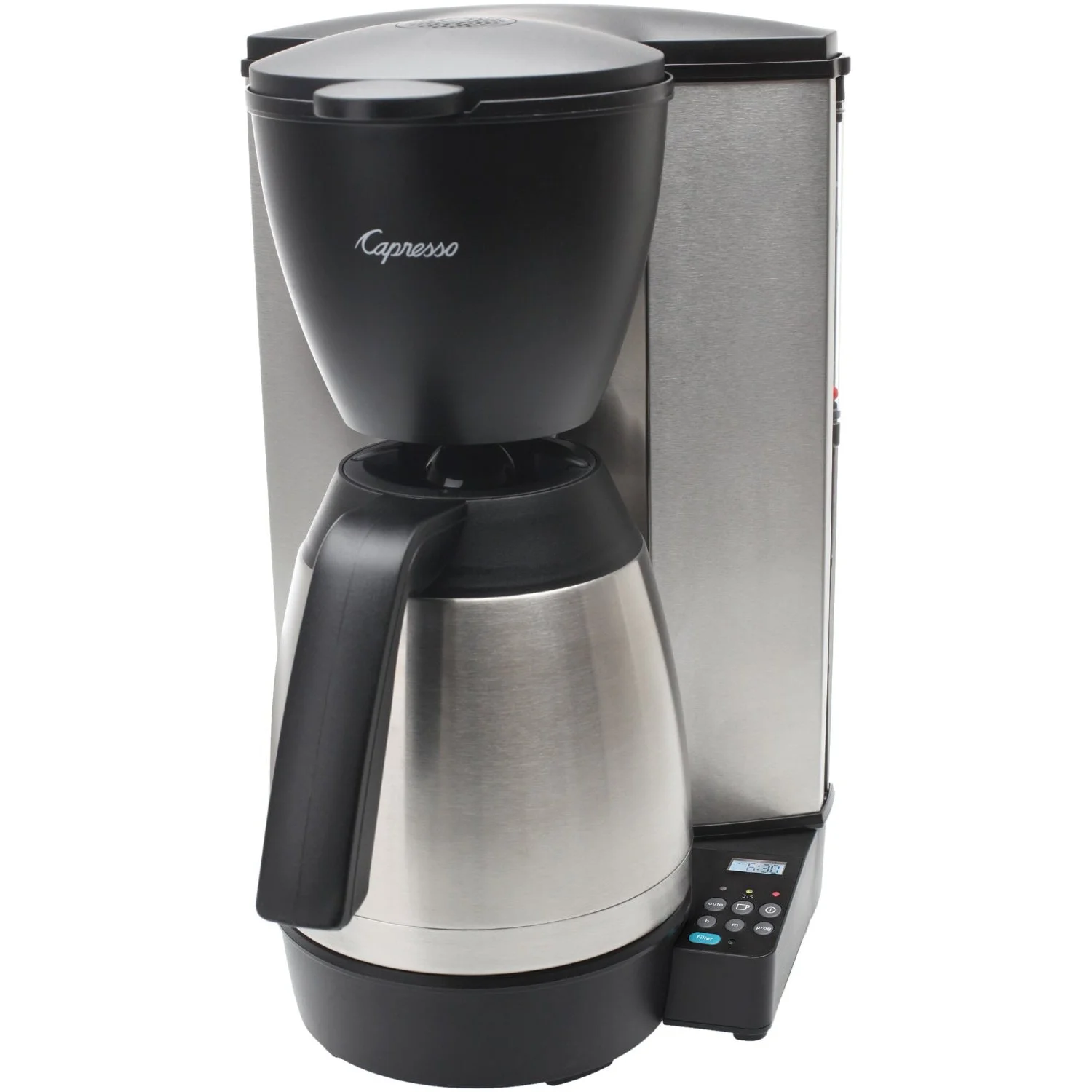 Capresso MT600 PLUS 10-Cup Programmable Coffee Maker with Thermal Carafe