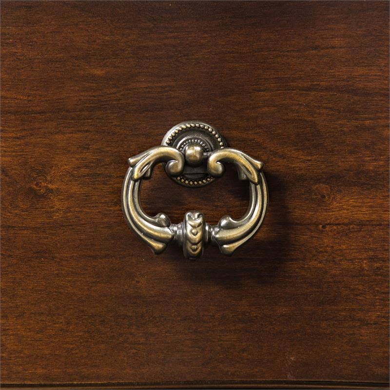 Furniture of America Marcella 5 Drawer Chest in Brown Cherry