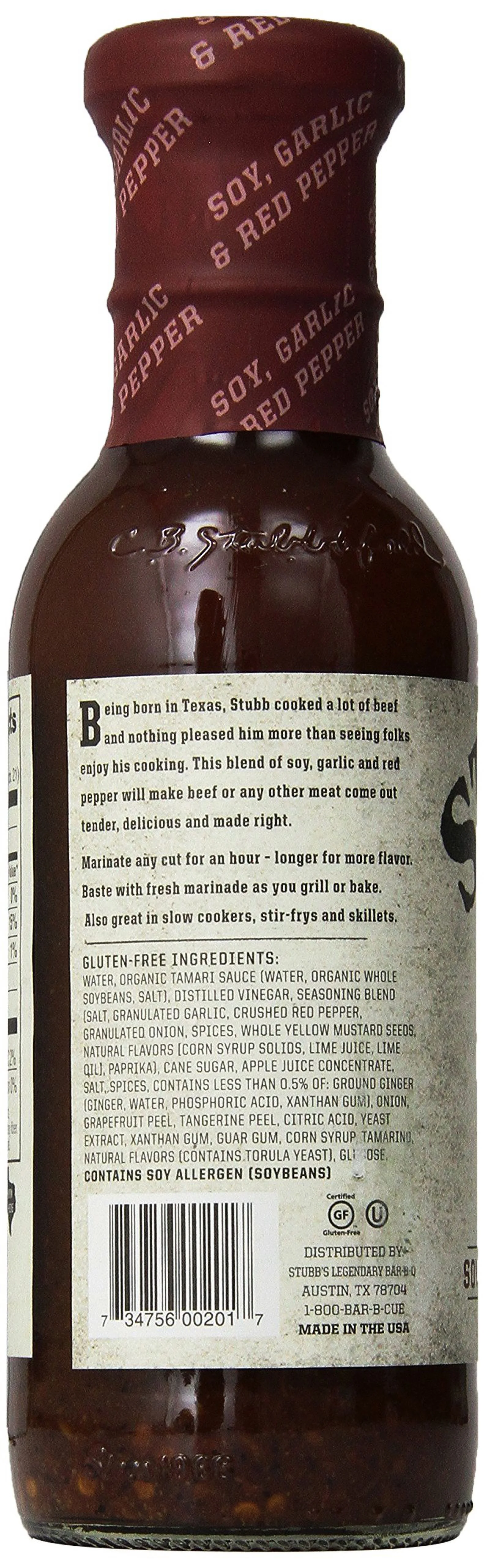 Stubb's Beef Marinade, 12-Ounce Bottles (Pack of 6)