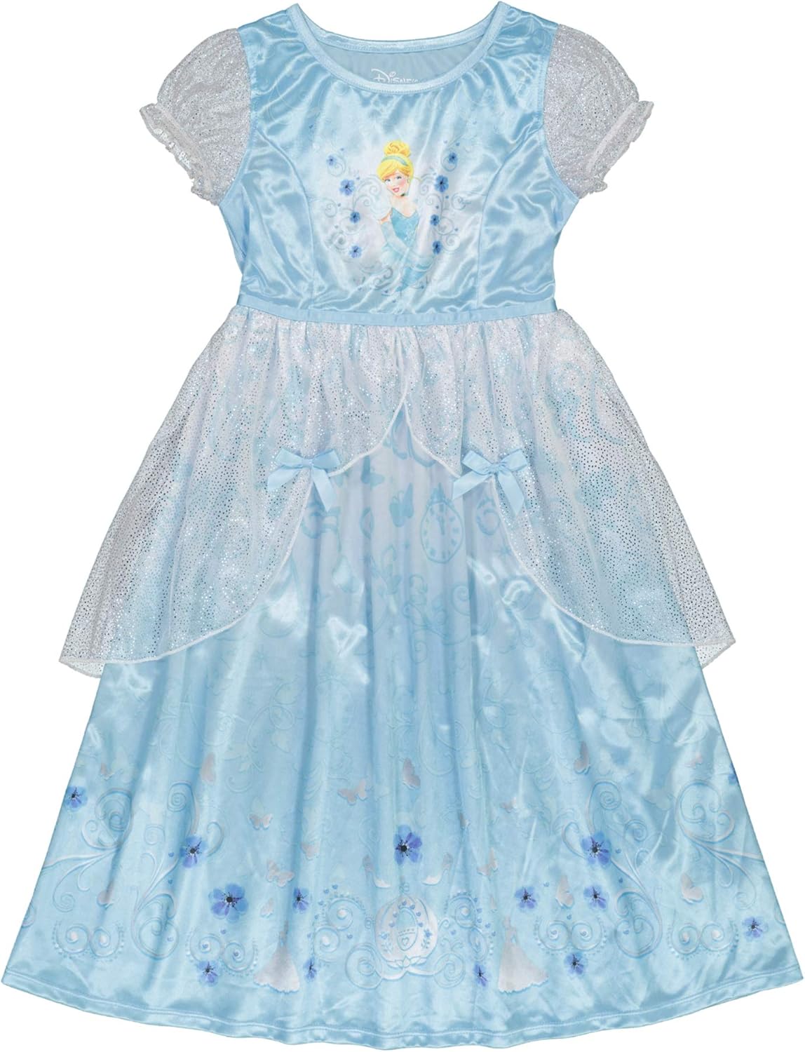 Disney Girls' Cinderella Fantasy Gown Nightgown, CINDERELLA AT THE BALL, 4T