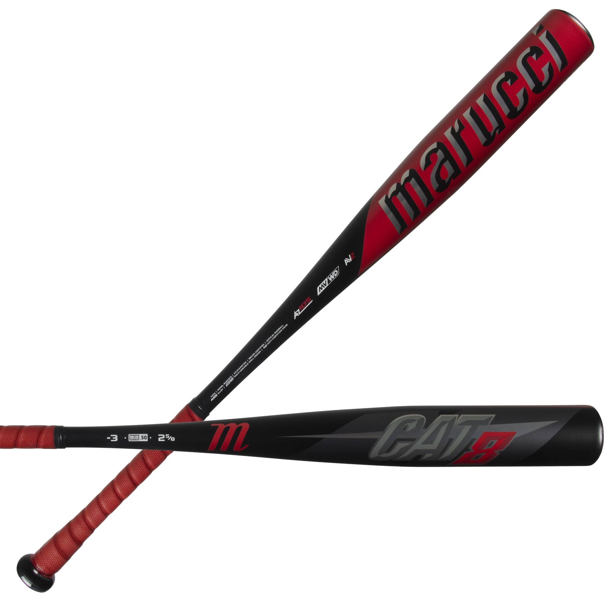 Marucci Cat8 BBCOR 3 Baseball Bat - Black