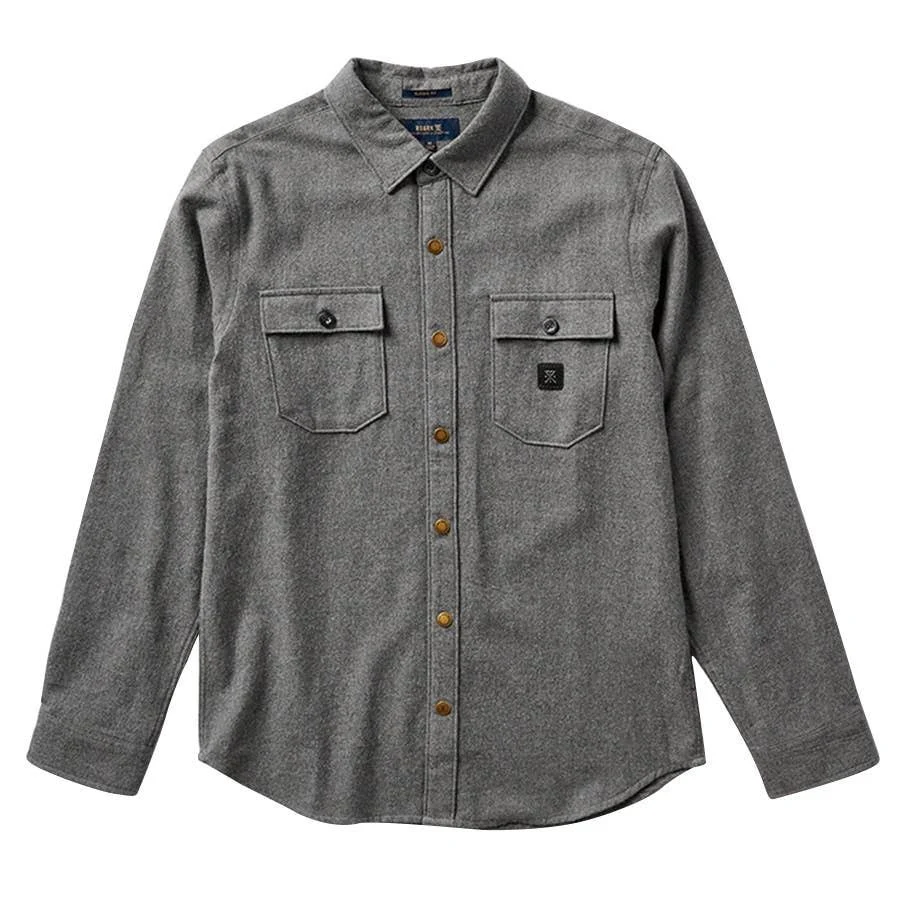 Roark Lightweight Nordsman Flannel Charcoal