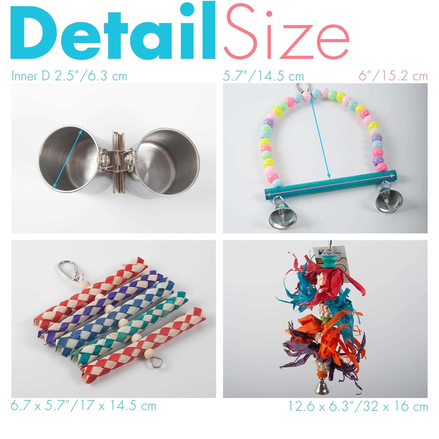 Parrot Playground Large 4 Layers Small Bird Playground Parakeet Bird Play Stand Bird Gym Parrot playpen Play Parrot Playstand Parrot tree - Pet Supplies online store