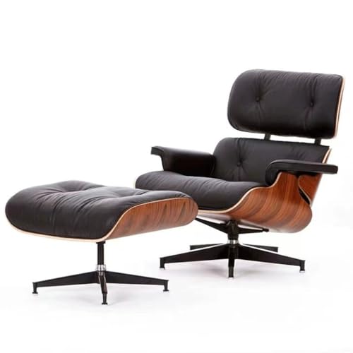 Sofa Modern Single Sofa Chair with Footrest Personalized Bedroom Study Light Luxury High-end Leather Art Office Chair Couches