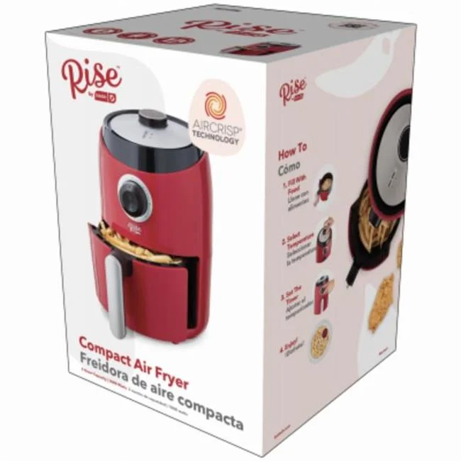 Compact Air Fryer, Red