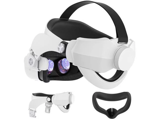 Head Strap for Oculus Quest 2, Adjustable Replacement Elite Strap for Quest 2, Exclusively Designed Big Head Pad, Enhance Head Balance and Reduce Face Pressure - Halo Strap for Oculus Quest 2