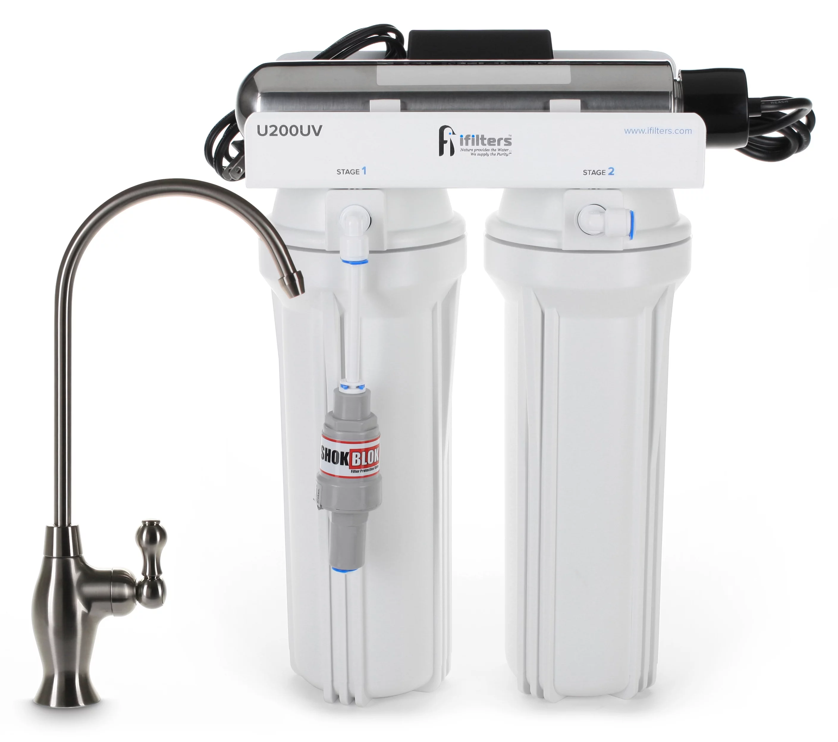 U200UV Ultraviolet UV Drinking Water Filtration Purifier System 3 Stage Ultimate Filter & Sterilize - Built in USA