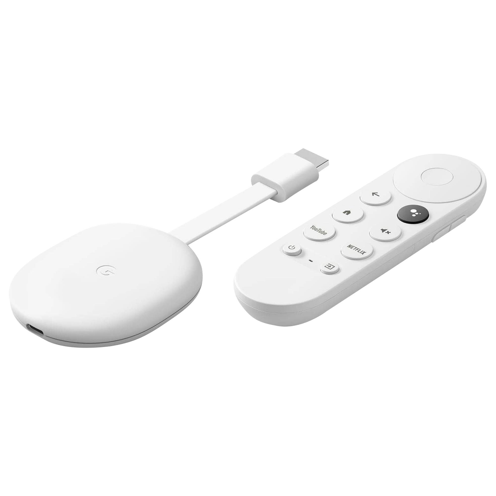 Google Chromecast with Google TV - 4K - Snow