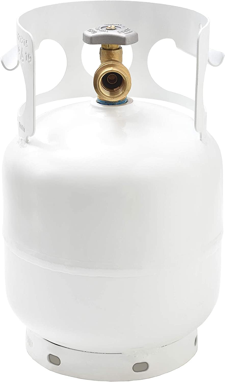 20 Pound Steel Propane Tank Cylinder with Type 1 Overflow Protection Device Valve, for Grills and BBQs,