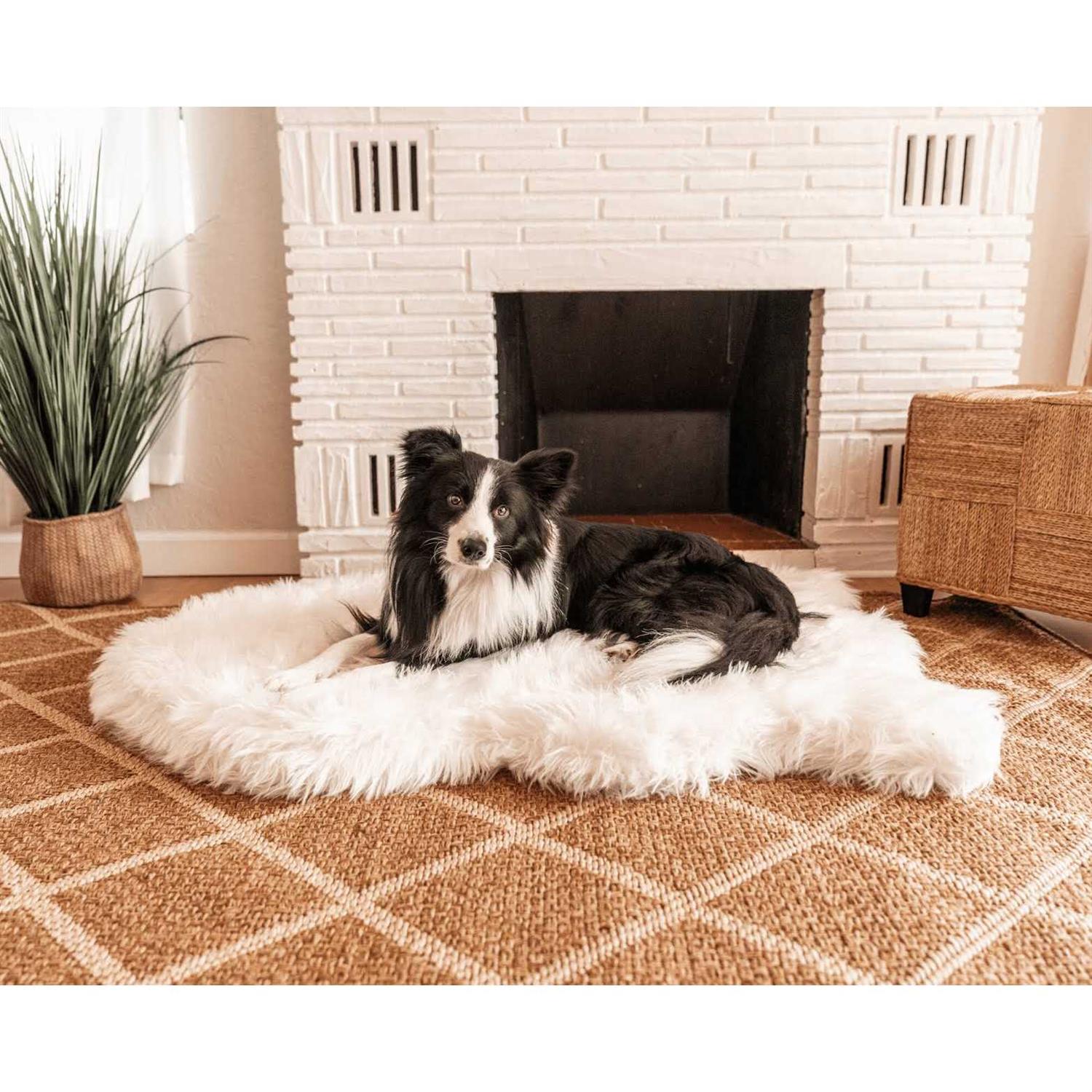 Paw PupRug Faux Fur Orthopedic Dog Bed - Pet Supplies online store