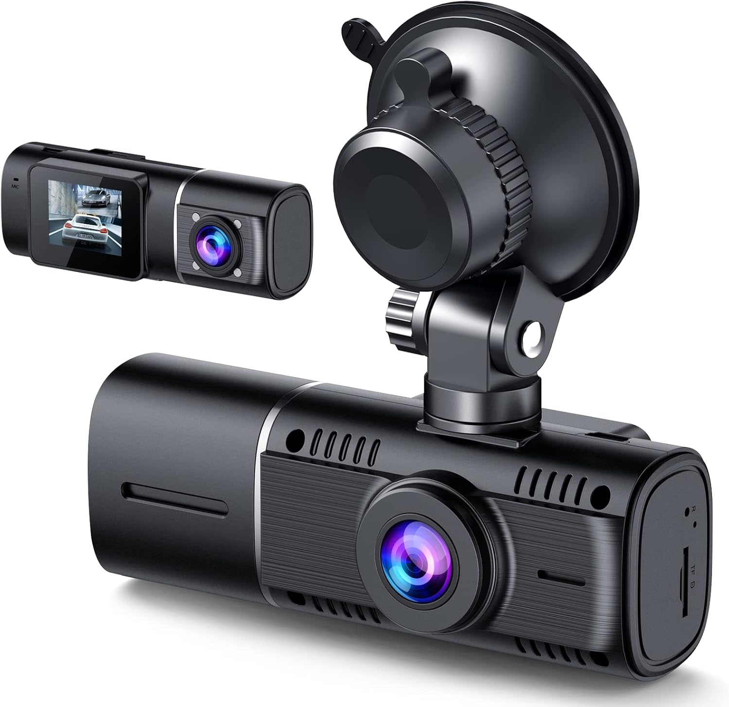 Dual Dash Cam Front and Inside1080P Dash Camera for Cars 1.5