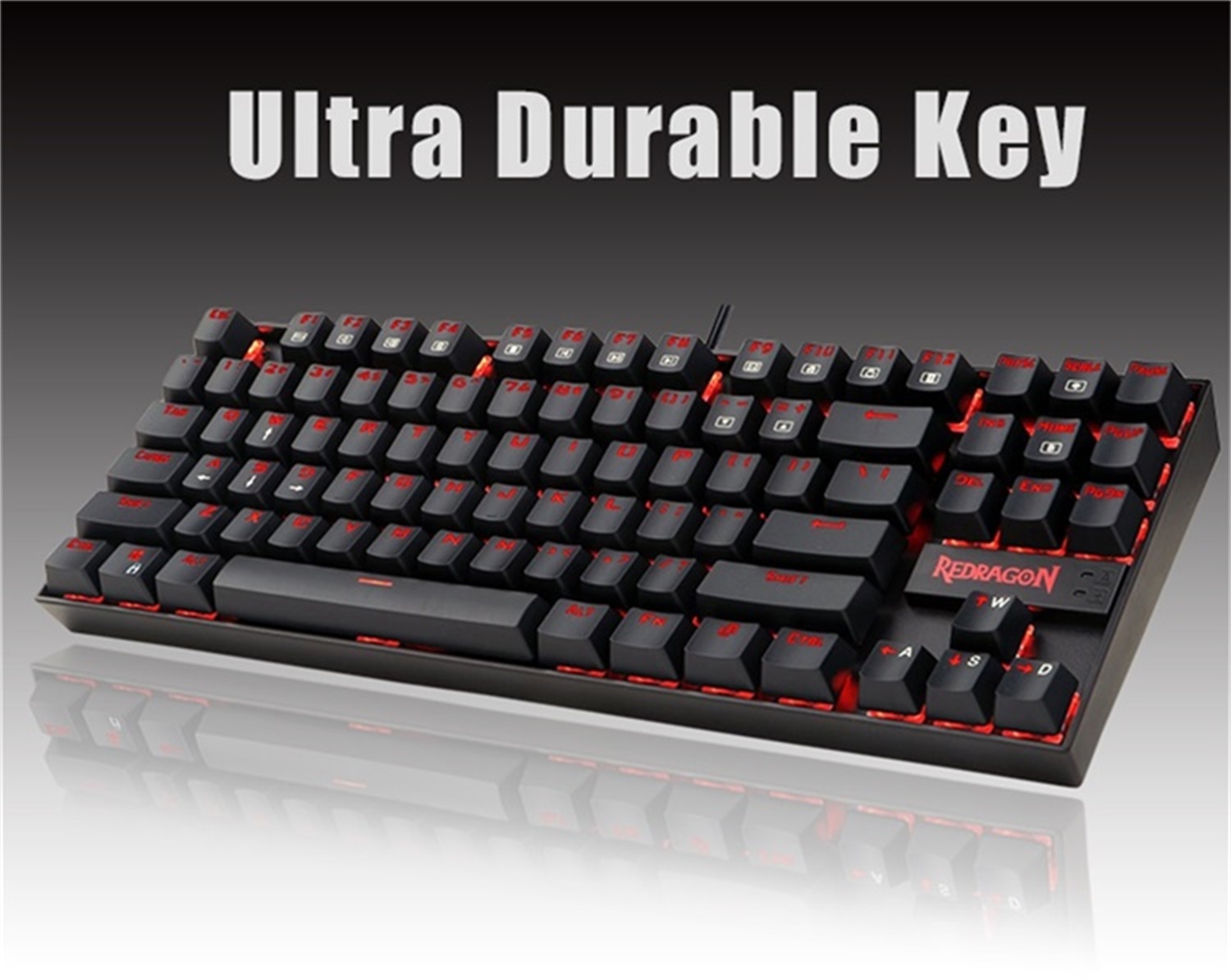 Redragon KUMARA K552 Led Backlit 87 Key Full Key Anti-Ghosting Spill Proof Design USB wired Mechanical Gaming Keyboard