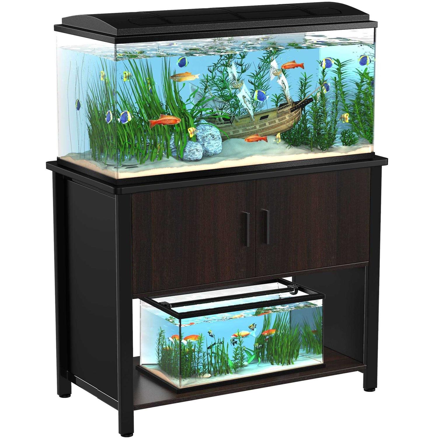 GDLF Fish Tank Stand Metal Aquarium Stand with Cabinet - Pet Supplies online store