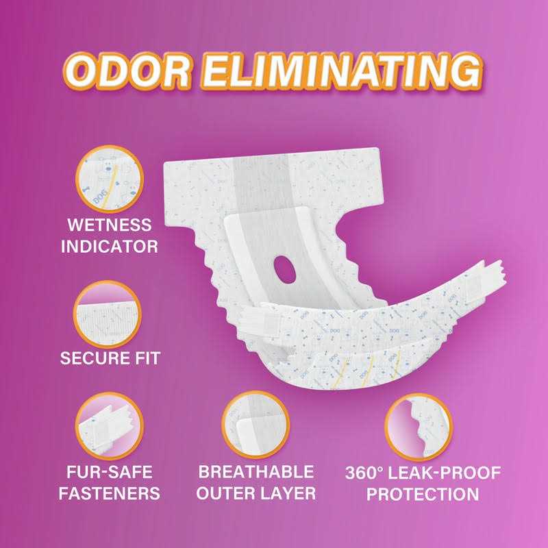 Honey Care All-Absorb Disposable Female Dog Diapers - Pet Supplies online store