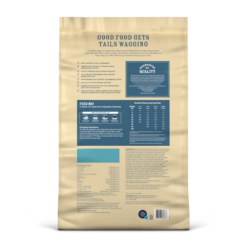 Amazon Brand – Wag Dry Dog Food, Salmon and Brown Rice, 30 lb Bag (Pack of 1)