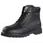 Diamondback Work Boots, 11, Medium W, Black, Leather Upper, Lace-Up, Steel Toe, With Lining