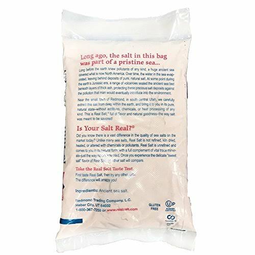 Real Salt Sea Salt, All Natural, Kosher - 25 lb