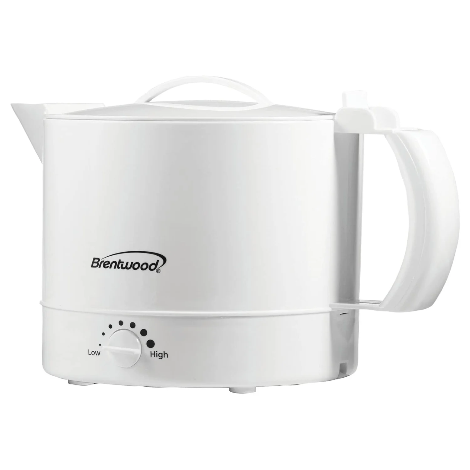Brentwood Electric Kettle Hot Pot BPA Free, 32 oz, White