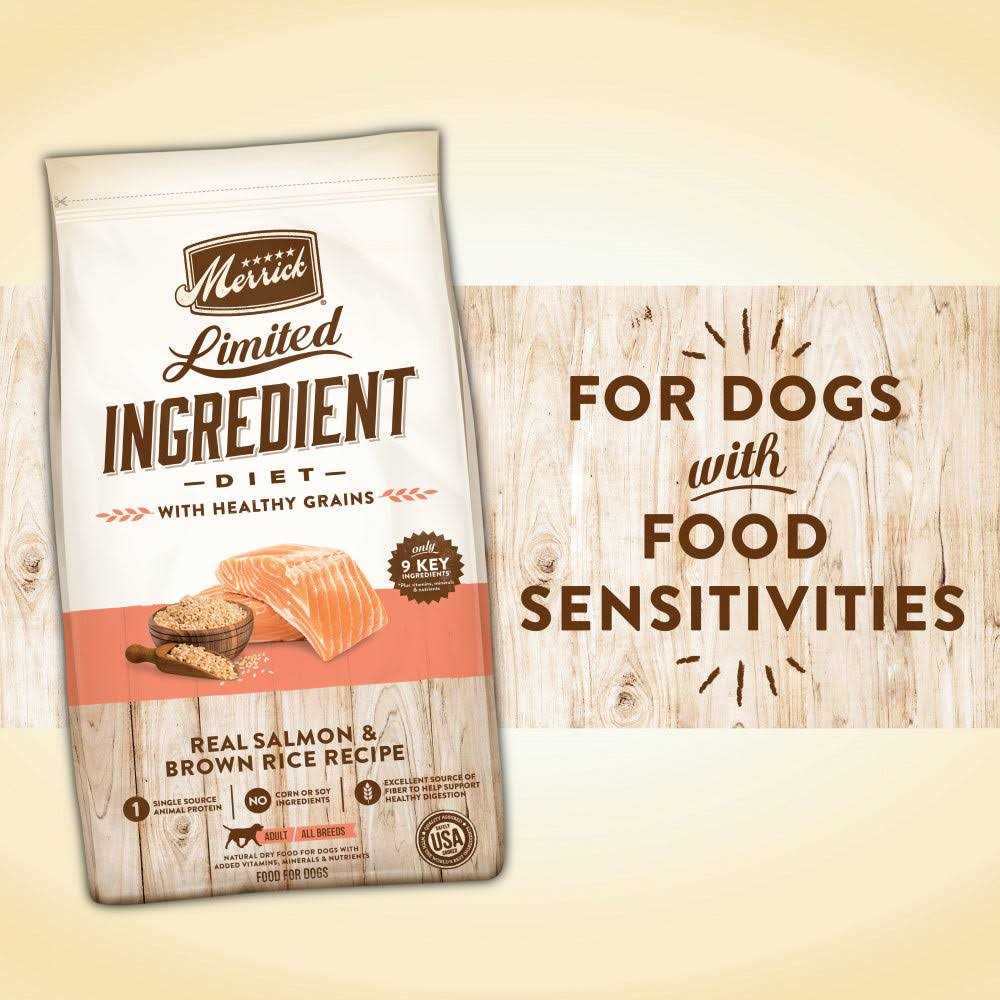 Merrick Limited Ingredient Diet Real Salmon & Brown Rice Recipe Dry Dog Food - Pet Supplies online store