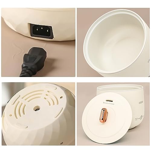 Mini Rice Cooker Portable Design,Blue,Rice Cooker Small for Long-Distance Travel,cute rice cooker Multi-function,Rice Cooker Stainless Steel Inner Pot,Low Carb Rice Cooker