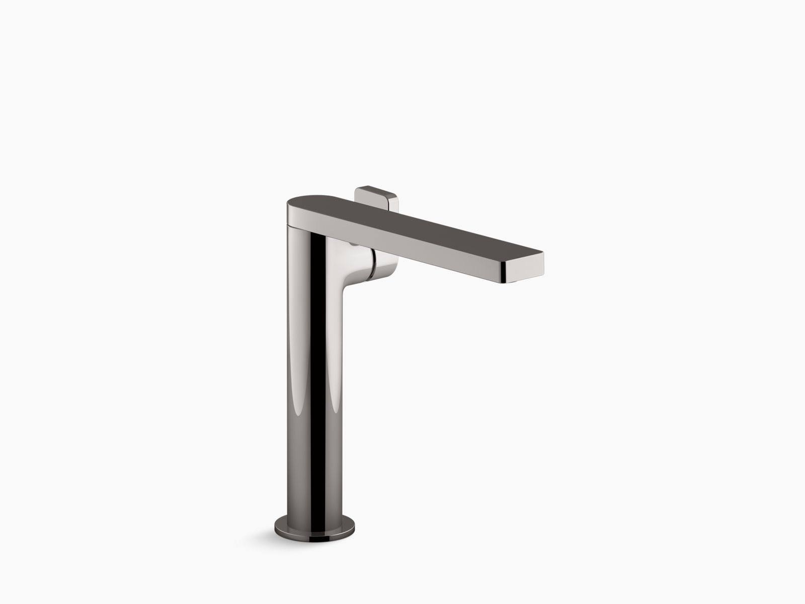 Kohler K-73168-4-TT Composed Tall Single Bathroom Sink Faucet with Lever Handle, Titanium