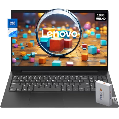 Lenovo Newest V15 Essential Laptop | Intel Multitasking 4-core Processor | 32GB RAM | 1TB SSD | 15.6