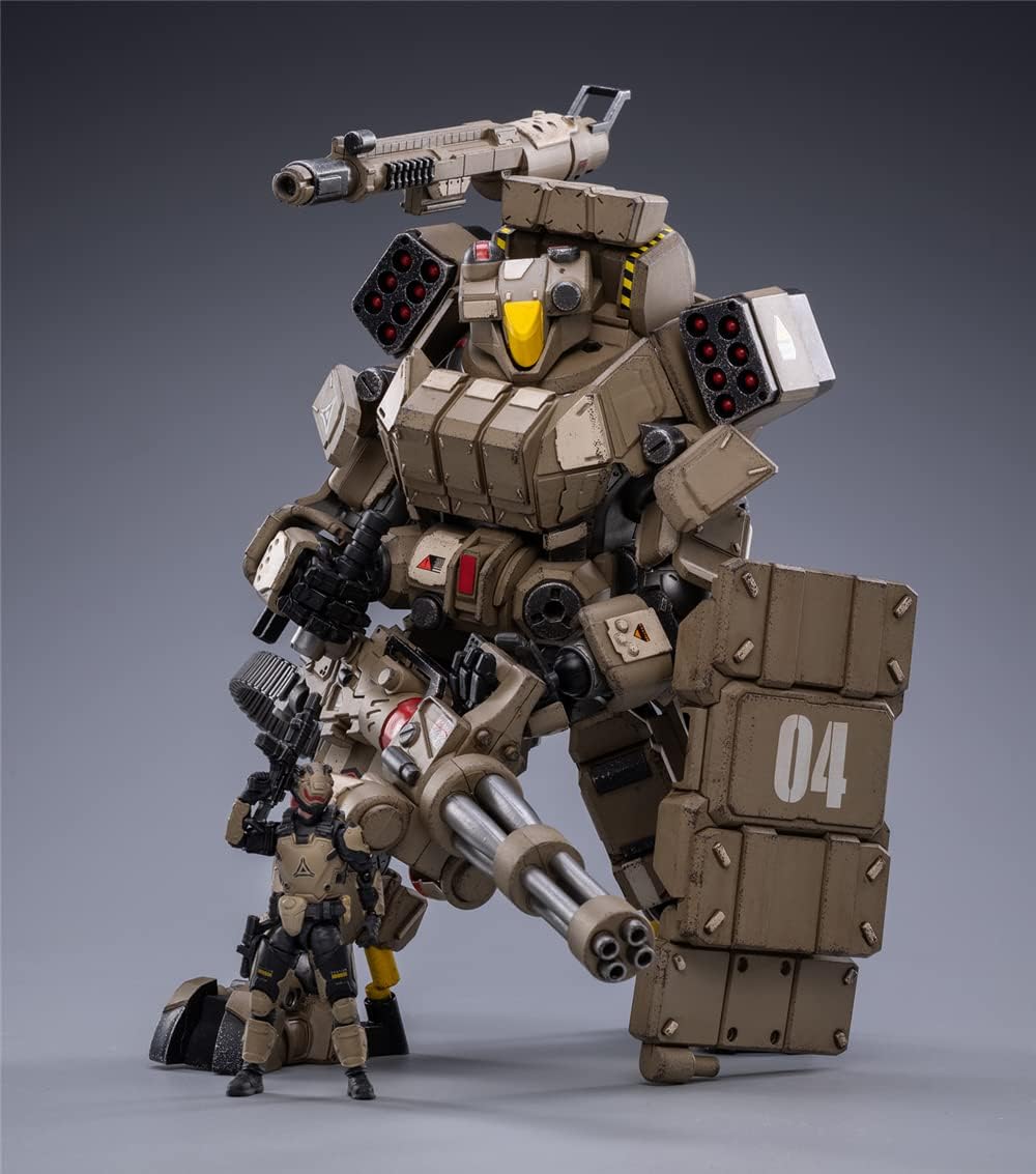 HiPlay JoyToy 1/25 Science-Fiction Robot Mecha Action Figures Full Set-Dark Source Series-Iron Wrecker 02 Tactical Mecha