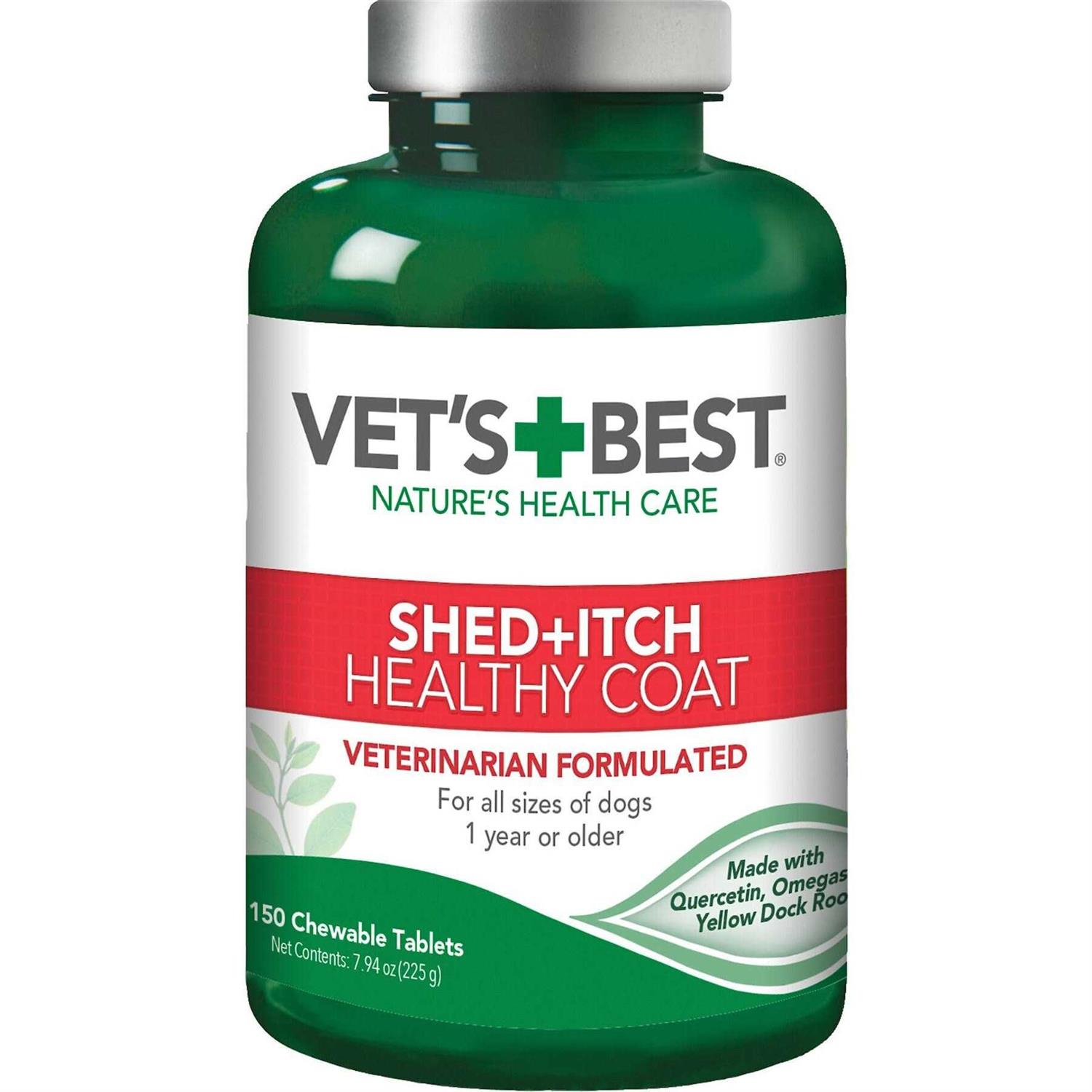 Vet's Best Healthy Coat Shed and Itch Relief Dog Supplements - Pet Supplies online store