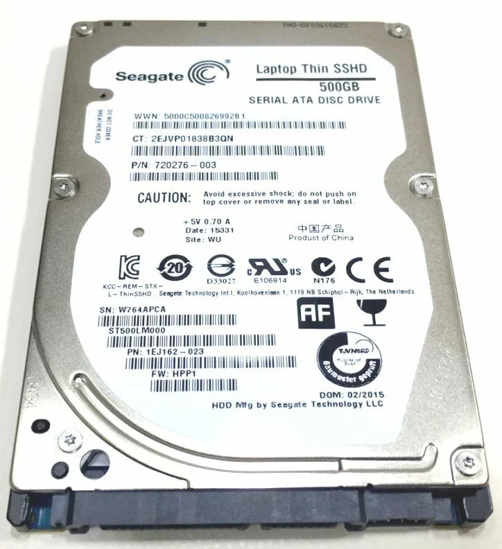 Genuine HP 500GB 5400RPM SATA Hard Drive 732000-001 720276-003