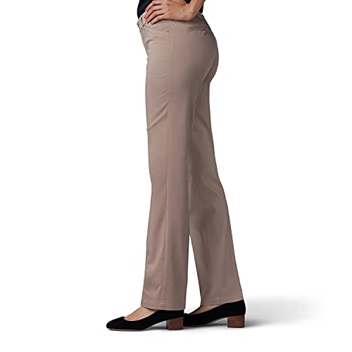 Lee Women's Petite Flex Motion Regular Fit Straight Leg Pant