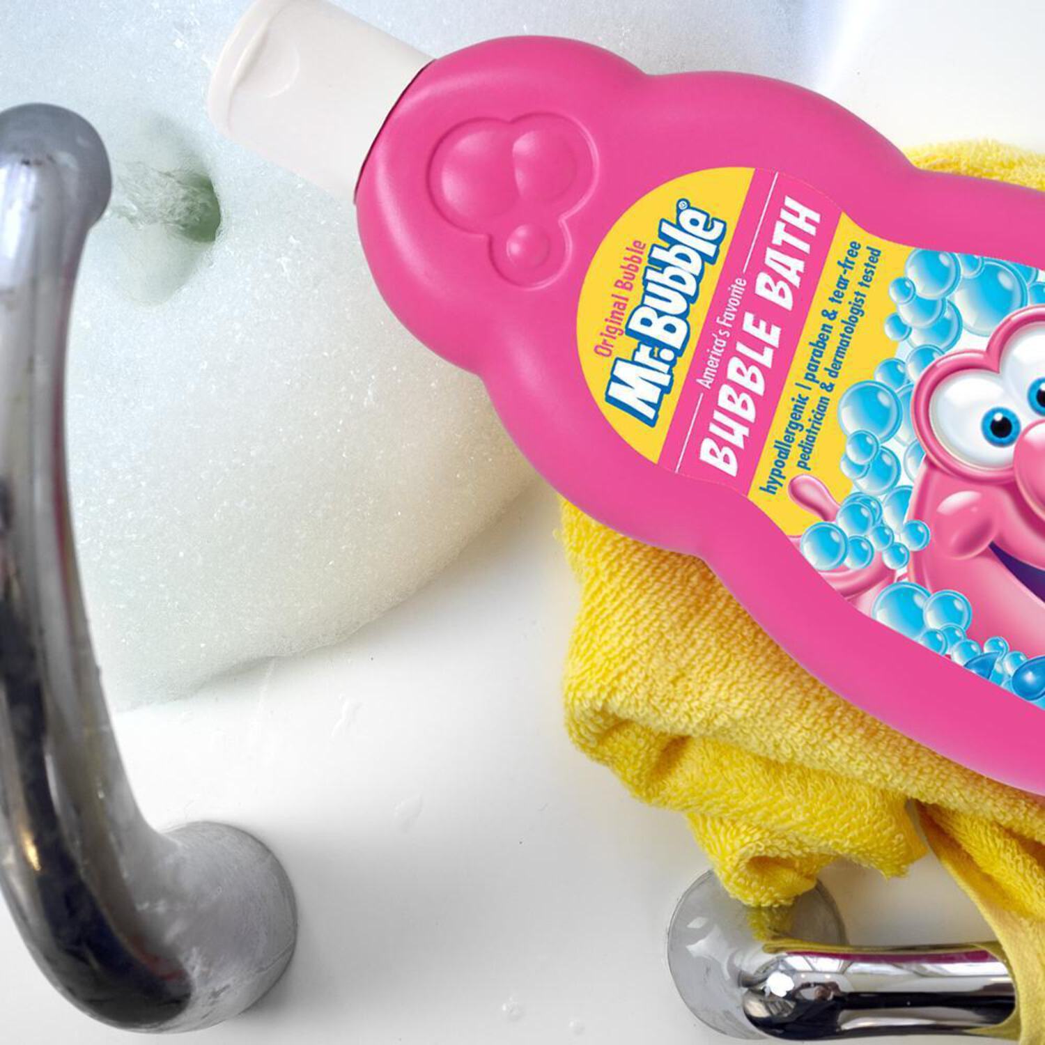 Mr. Bubble Original Bubble Bath, Original Bubblegum Scent, 16 fl oz, Tear-Free