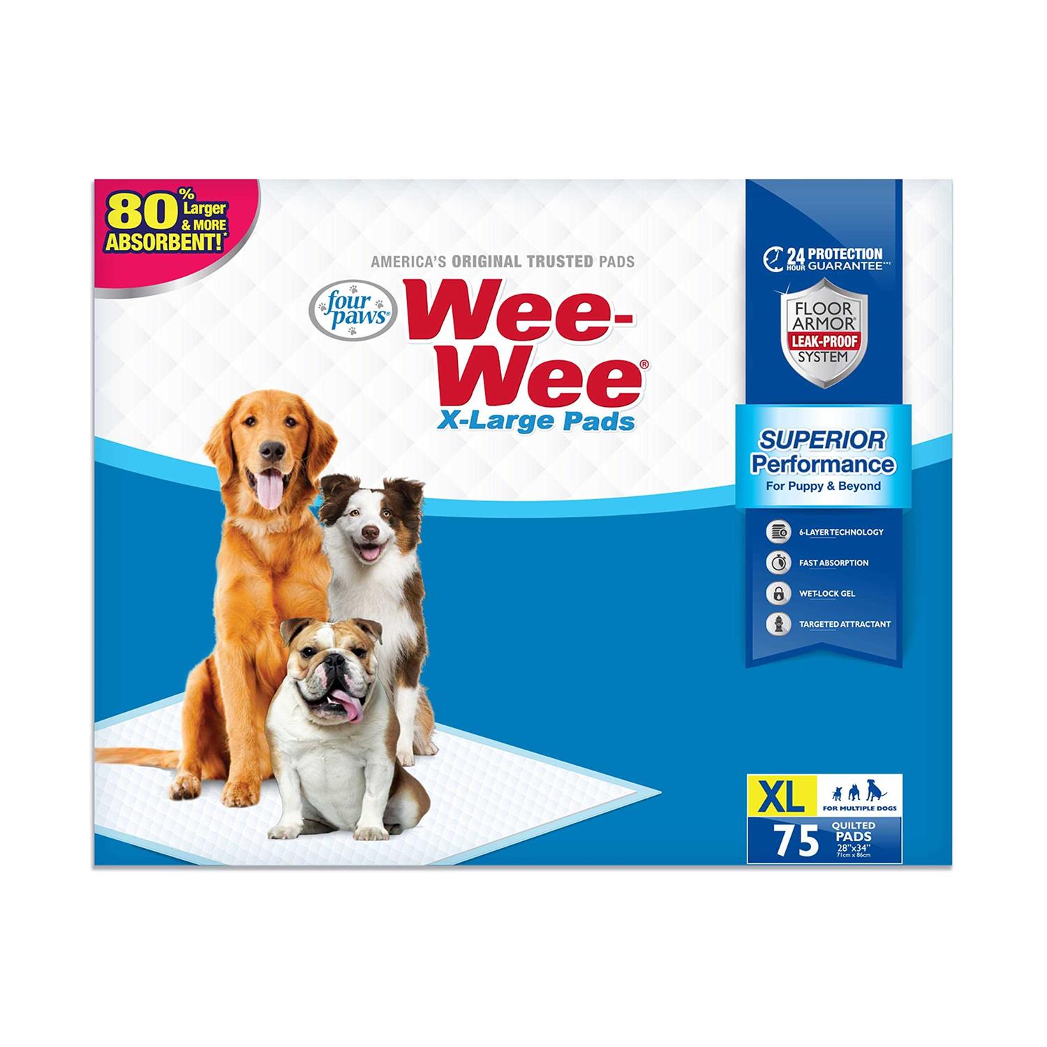 Four Paws Wee-Wee Pads - Pet Supplies online store