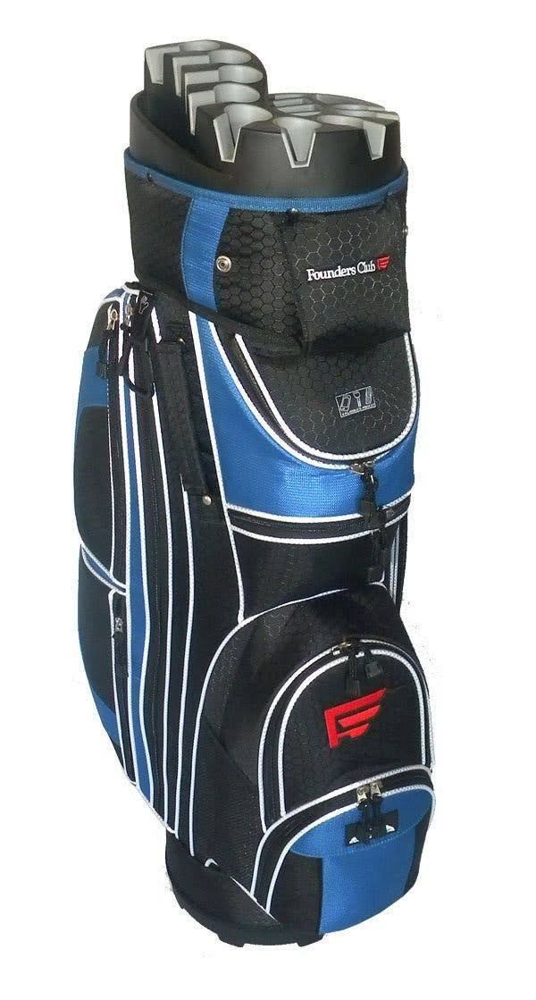Founders Club Premium Cart Bag with 14 Way Organizer Divider Top