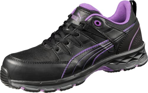 PUMA Safety Women's Motion Protect Stepper Low Work Shoes Composite Toe Slip Resistant EH