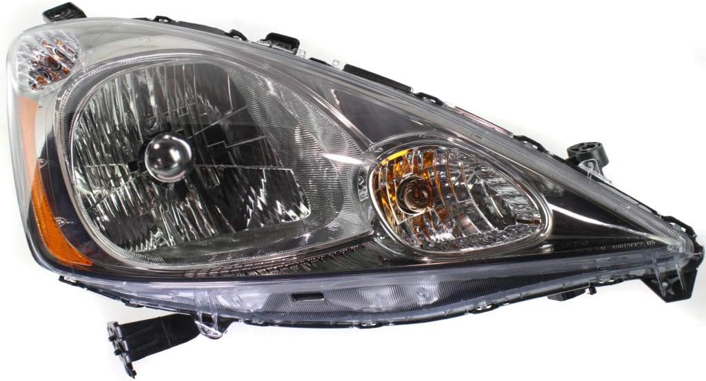 For Honda Fit Headlight Assembly 2009 2010 2011 Passenger Side | Halogen | Chrome Interior | Sport Model | HO2503137 | 33100TK6A11