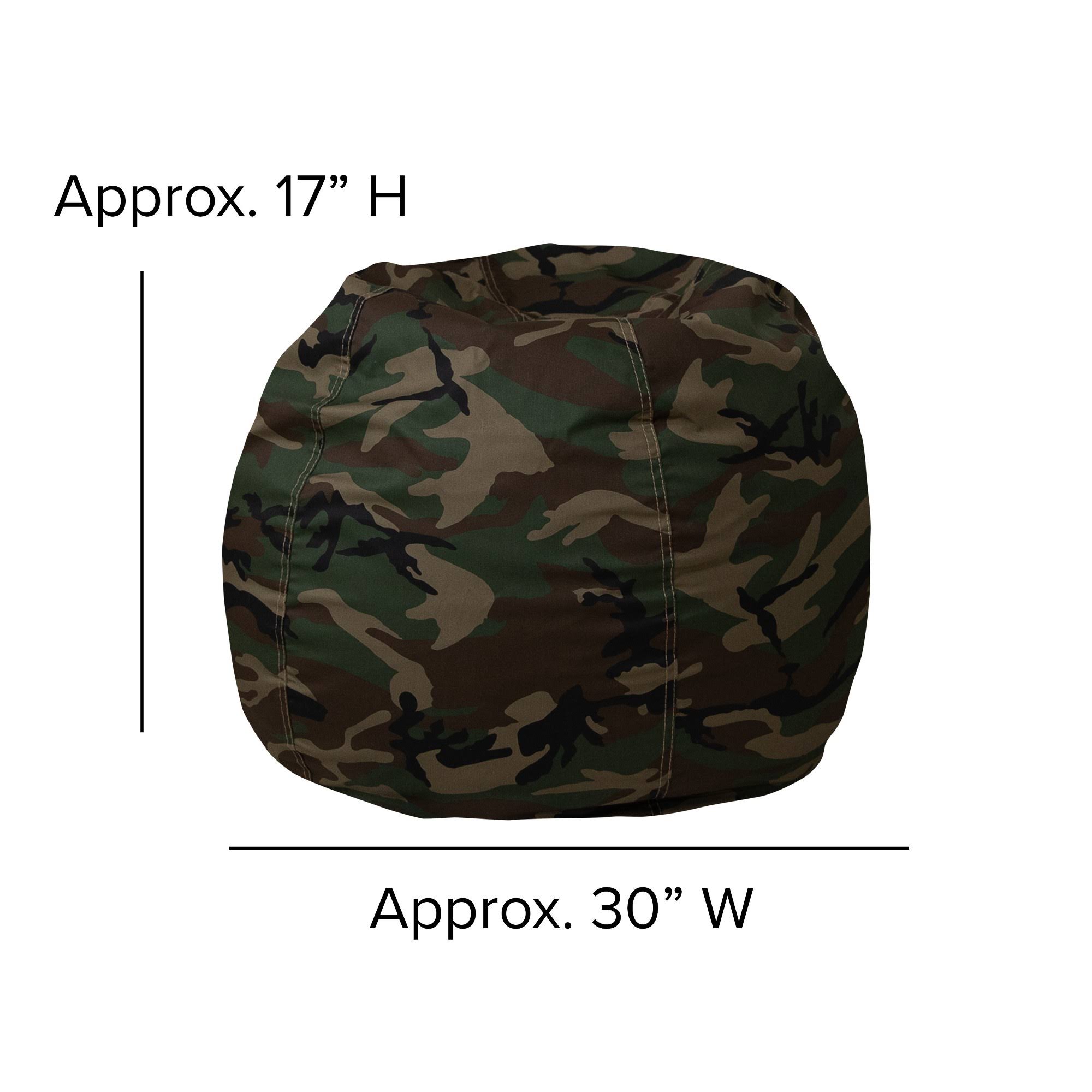 Flash Furniture Small Camouflage Kids Bean Bag Chair