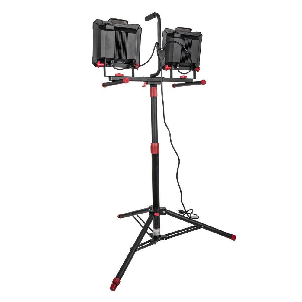 Husky K40189 10,000-Lumen Twin-Head LED Work Light