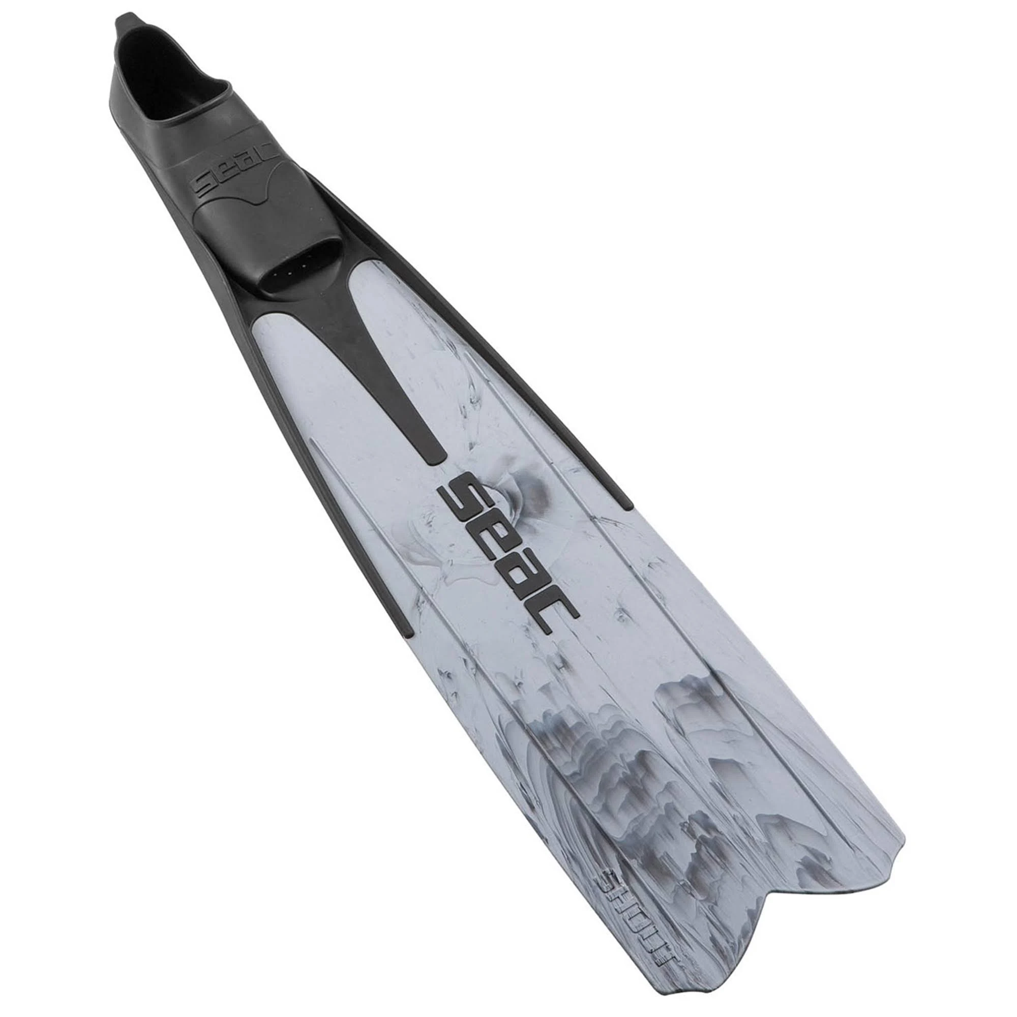 Seac Shout Fins for Freediving and Spearfishing Grey Camo / 39/40