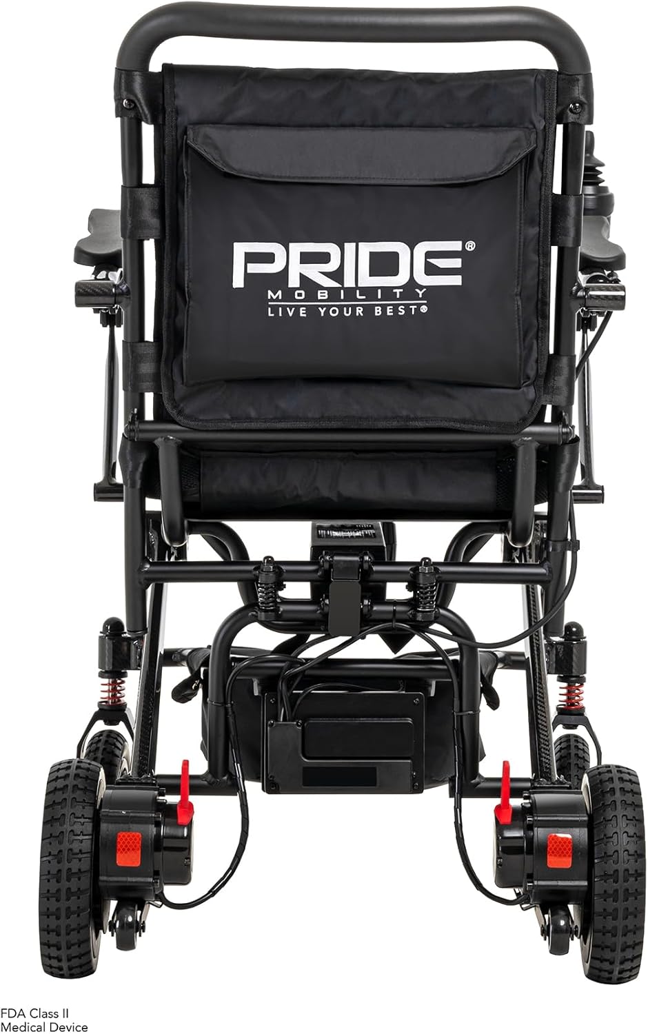 Pride Jazzy Carbon Featherweight Power Chair, Black, with 5-Year Extended Warr