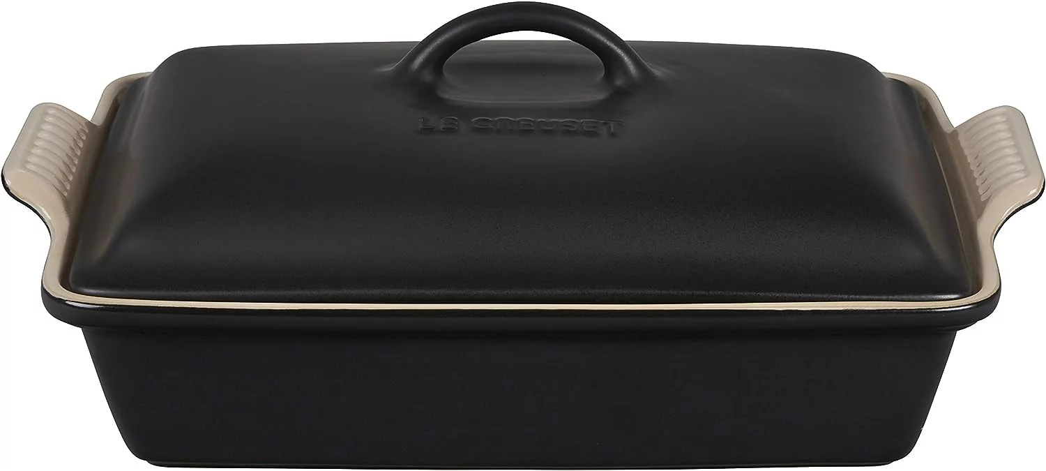 Le Creuset Stoneware Heritage Covered Rectangular Casserole, 4 qt. (12